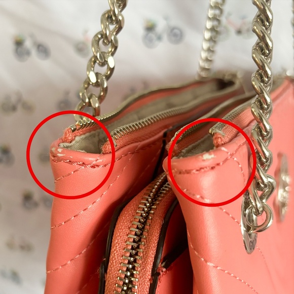 Blakely Quilted Detailed Double Straps Satchel Bag | Guess - Picture 8 of 11